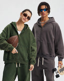 Boxy Fit Acid Washed Fleece Zip Up Hoodies | Inflation Streetwear