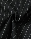 Faux Fur Pinstripe Padded Jacket | Inflation Streetwear