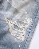 Layered Digital Print Baggy Jeans | Inflation Streetwear