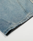 Acid Wash Striped Side Baggy Jeans | Inflation Streetwear