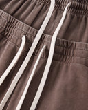 Double Waist Acid Wash Sweat Shorts | Inflation Streetwear