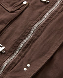 Vintage Metal Buckle Canvas Clasp Jacket | Inflation Streetwear