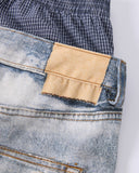 Layered Digital Print Baggy Jeans | Inflation Streetwear