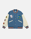 Poker Embroidery Varsity Jacket | Inflation Streetwear