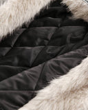 Faux Fur Lined Bomber Hooded Jacket | Inflation Streetwear