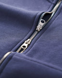 High Collar Fleece Double Zip-Up Hoodies | Inflation Streetwear