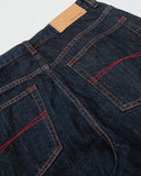 Panelled Raw Denim Baggy Jeans | Inflation Streetwear