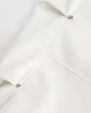 Faux Leather Cross Embroidery Bomber Jacket | Inflation Streetwear