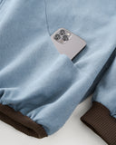 Plush Lining Cropped Hooded Jacket | Inflation Streetwear