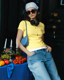 Stretch Cooling Crop Fruit T-Shirt | Inflation Streetwear