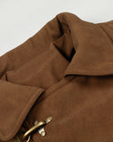 Horse Embroidery Suede Clasp Padded Jacket | Inflation Streetwear