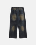 Monkey Wash Wide Leg Jeans | Inflation Streetwear