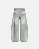 Double Waist Acid Washed Baggy Jeans | Inflation streetwear