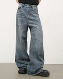 INFLATION Ripped Washed Denim Jeans