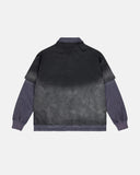 Retro Monkey Washed Layered Polo Shirt | Inflation Streetwear