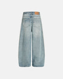 Acid Wash Striped Side Baggy Jeans | Inflation Streetwear