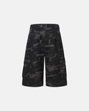 Dark Camo Cargo Shorts | Inflation Streetwear