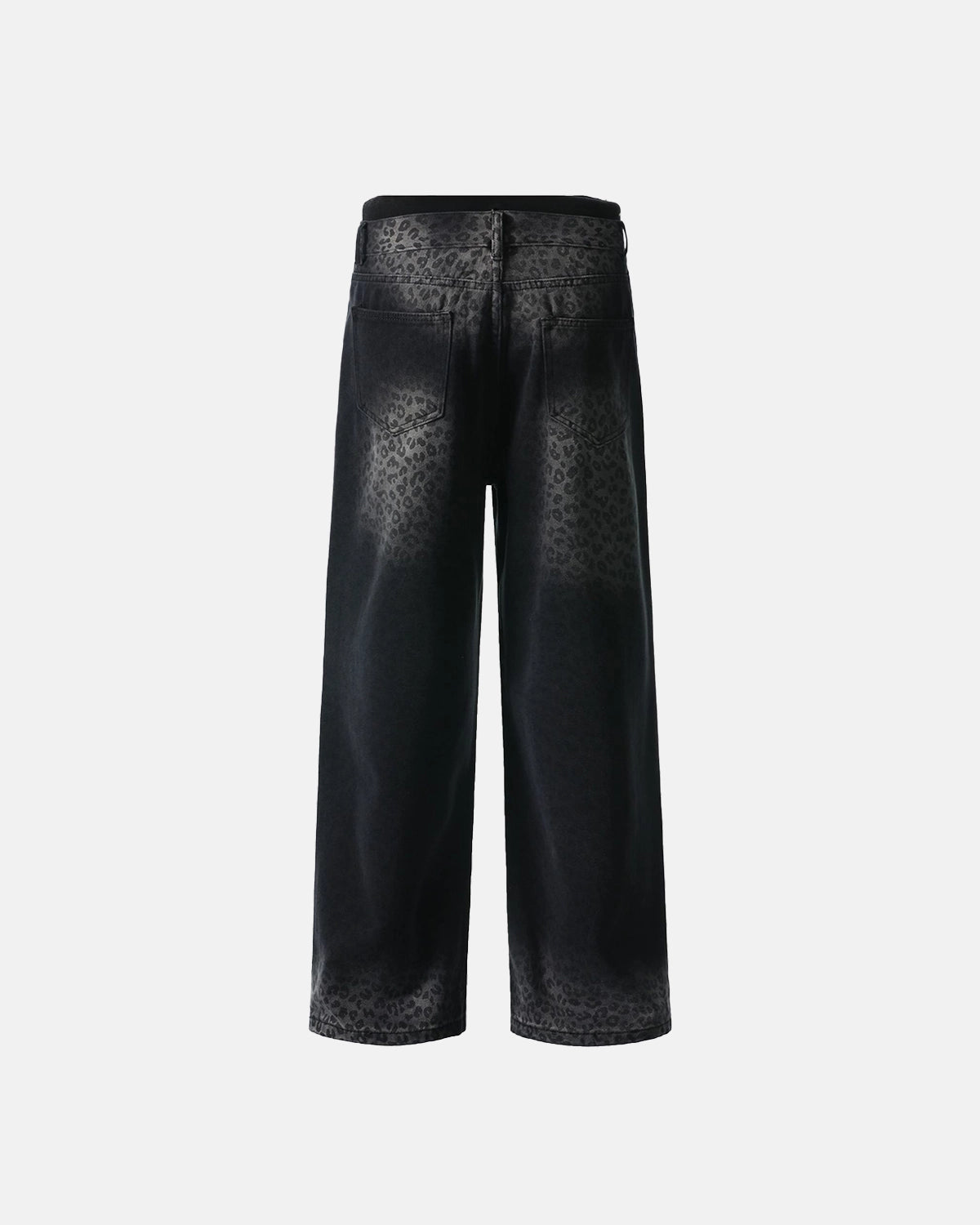 Leopard Print Baggy Jeans | Inflation Streetwear – INFLATION