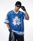 V-neck Mesh Jersey Tees | Inflation Streetwear