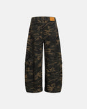 Multi-Pockets Barrel Camouflage Cargo Pants | Inflation Streetwear