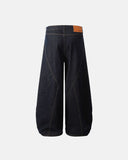 INFLATION Raw Scimitar Baggy Jeans