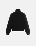 Cropped Suede Cotton Padded Jacket | Inflation Streetwear