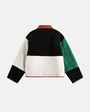 Retro Color Block Sherpa Jacket | Inflation Streetwear