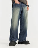 Monkey Washed Baggy Jeans | Inflation Streetwear