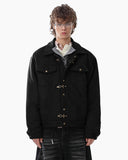 Meta Clasp Cotton Padded Jacket | Inflation Streetwear