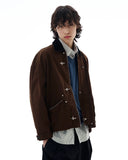 Fireman Buckle Worker Zip Up Jacket | Inflation Streetwear