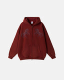 Horse Year Acid Wash Zip Up Hoodies | Infaltion Streetwear