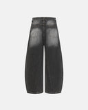 Acid Washed Barrel Denim Jeans | Inflation Streetwear