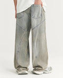 INFLATION Retro Washed Jeans Unisex