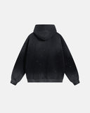 Acid Washed Ripped Fleece Hoodies | Inflation Streetwear