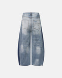 Acid Washed Patchwork Baggy Jeans | Inflation Streetwear