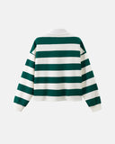 Green Rugby Polo Shirt | Inflation Streetwear