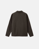 Waffle Long Sleeve Polo Shirts | Inflation Streetwear