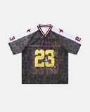 Number 23 Leopard Mesh Jersey | Inflation Streetwear