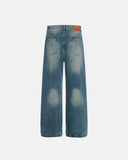 Studded Straight-Leg Denim Jeans | Inflation Streetwear