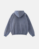 Graffiti Print Acid Washed Fleece Hoodies | Inflation Streetwear