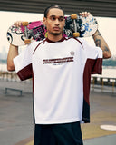 Sporty Patchwork Print Jersey | Inflation Streetwear