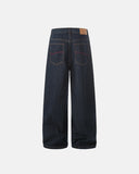 Panelled Raw Denim Baggy Jeans | Inflation Streetwear
