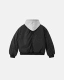 Detachable Layered Camo Bomber Jacket | Inflation Streetwear