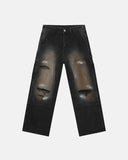 Vintage Ripped Baggy Jeans | Inflation Streetwear
