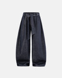 Raw Silky Denim Jeans with Belt | Inflation Streetwear