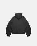 High Collar Fleece Double Zip-Up Hoodies | Inflation Streetwear