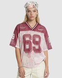 Floral Digital Print Mesh Jersey | Inflation Streetwear