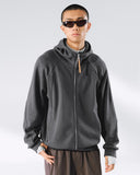 LYCRA® High Collar Comfy  Zip Up Hoodies | Inflation Streetwear