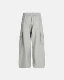 Grey Cargo Baggy Sweatpants | Inflation Streetwear
