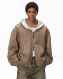 Contrast Color Liner Comfy Zip Up Hoodies | Inflation Streetwear